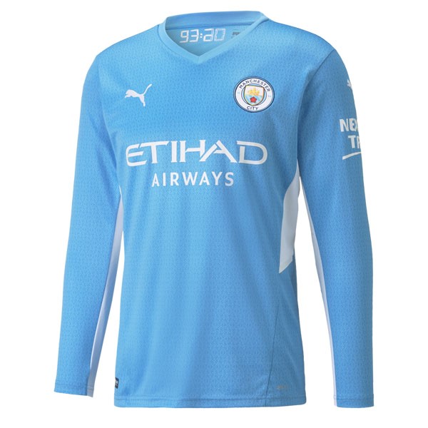 Tailandia Camiseta Manchester City 1st ML 2021-2022